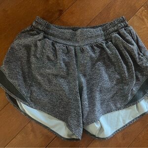 Lululemon Hotty Hot lined Shorts Gray Women's Athletic Shorts